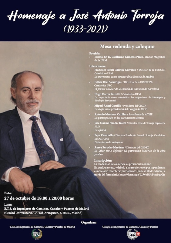 Acto homenaje a Jose Antonio Torroja
